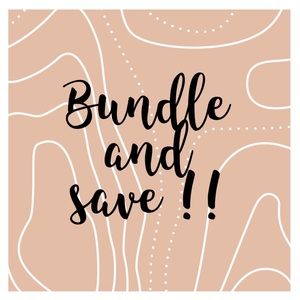 Bundle items and SAVE $$!